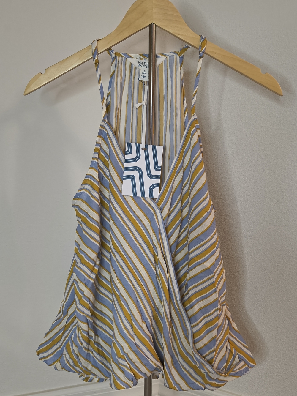 Marks & Spencer Striped Halter Tank Top